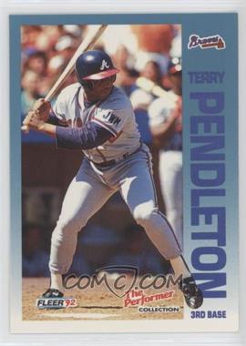 1992 Fleer 7 Eleven/Citgo The Performer Collection - Gas Station Issue [Base] #15 - Terry Pendleton
