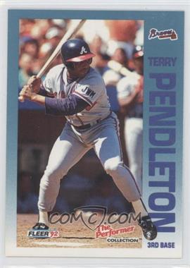 1992 Fleer 7 Eleven/Citgo The Performer Collection - Gas Station Issue [Base] #15 - Terry Pendleton