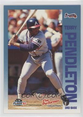 1992 Fleer 7 Eleven/Citgo The Performer Collection - Gas Station Issue [Base] #15 - Terry Pendleton