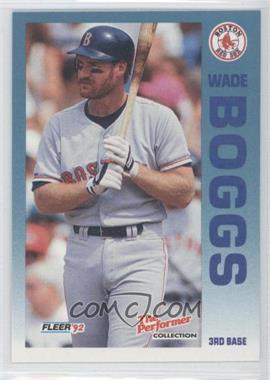 1992 Fleer 7 Eleven/Citgo The Performer Collection - Gas Station Issue [Base] #9 - Wade Boggs