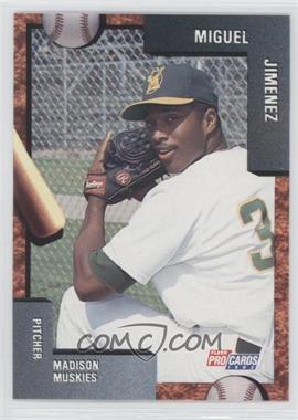 1992 Fleer ProCards Minor League - [Base] #1228 - Miguel Jimenez