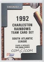 Team Checklist - Charleston Rainbows