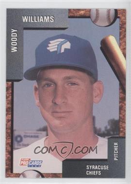 1992 Fleer ProCards Minor League - [Base] #1970 - Woody Williams