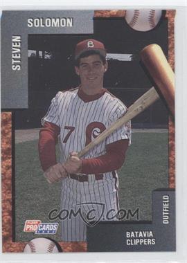1992 Fleer ProCards Minor League - [Base] #3279 - Steven Solomon