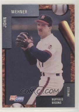 1992 Fleer ProCards Minor League - [Base] #330 - John Wehner