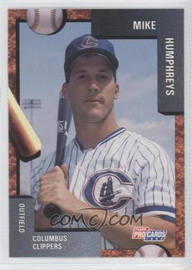 1992 Fleer ProCards Minor League - [Base] #363 - Mike Humphreys