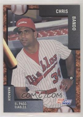 1992 Fleer ProCards Minor League - [Base] #3937 - Chris Bando