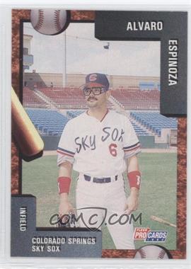 1992 Fleer ProCards Minor League - [Base] #757 - Alvaro Espinoza