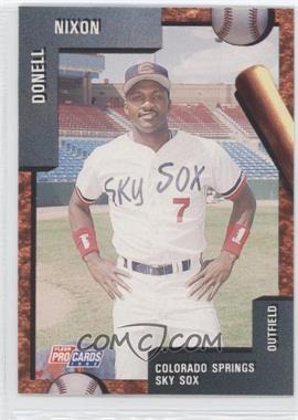 1992 Fleer ProCards Minor League - [Base] #765 - Donell Nixon