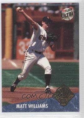 1992 Fleer Ultra - Award Winner #13 - Matt Williams