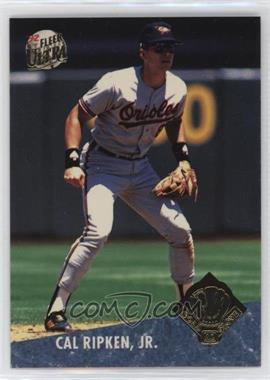 1992 Fleer Ultra - Award Winner #21.1 - Cal Ripken Jr. (Reversed Image on Back: Facing Right)