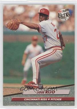 1992 Fleer Ultra - [Base] #196 - Jose Rijo