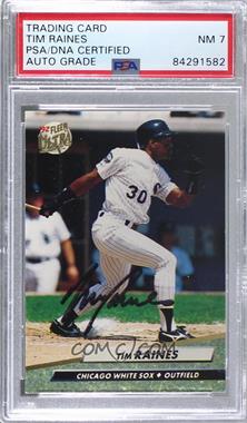 1992 Fleer Ultra - [Base] #43 - Tim Raines [PSA Authentic PSA/DNA Cert]