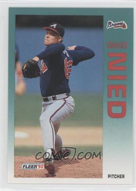 1992 Fleer Update - [Base] #U-68 - David Nied