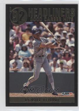 1992 Fleer Update - Headliners #2 - Robin Yount