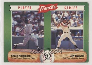 1992 French's Mustard Player Series - Food Issue [Base] #1 - Chuck Knoblauch, Jeff Bagwell