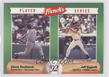 1992 French's Mustard Player Series - Food Issue [Base] #1 - Chuck Knoblauch, Jeff Bagwell