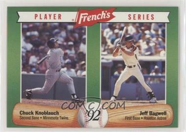 1992 French's Mustard Player Series - Food Issue [Base] #1 - Chuck Knoblauch, Jeff Bagwell