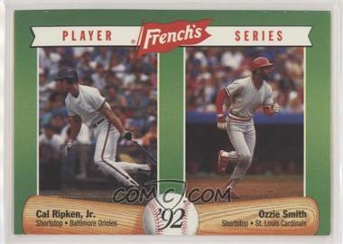 1992 French's Mustard Player Series - Food Issue [Base] #13 - Cal Ripken Jr., Ozzie Smith