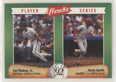 1992 French's Mustard Player Series - Food Issue [Base] #13 - Cal Ripken Jr., Ozzie Smith