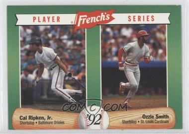 1992 French's Mustard Player Series - Food Issue [Base] #13 - Cal Ripken Jr., Ozzie Smith