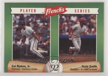 1992 French's Mustard Player Series - Food Issue [Base] #13 - Cal Ripken Jr., Ozzie Smith