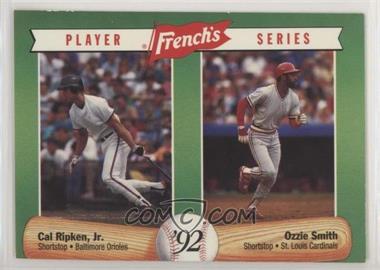 1992 French's Mustard Player Series - Food Issue [Base] #13 - Cal Ripken Jr., Ozzie Smith