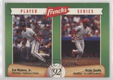 1992 French's Mustard Player Series - Food Issue [Base] #13 - Cal Ripken Jr., Ozzie Smith