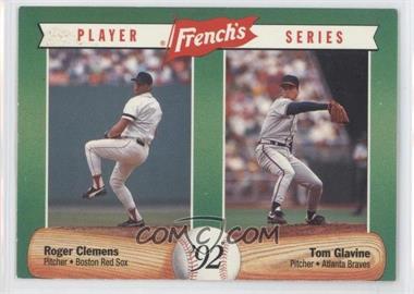 1992 French's Mustard Player Series - Food Issue [Base] #2 - Tom Glavine, Roger Clemens