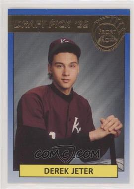 1992 Front Row Draft Picks - [Base] - Gold #55 - Derek Jeter