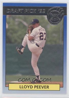 1992 Front Row Draft Picks - [Base] - Silver #37 - Lloyd Peever