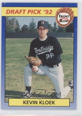 1992 Front Row Draft Picks - [Base] #30 - Kevin Kloek