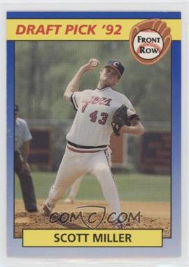1992 Front Row Draft Picks - [Base] #47 - Scott Miller