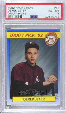 1992 Front Row Draft Picks - [Base] #55 - Derek Jeter [PSA 6 EX‑MT]