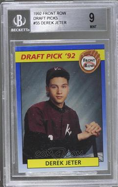 1992 Front Row Draft Picks - [Base] #55 - Derek Jeter [BGS 9 MINT]