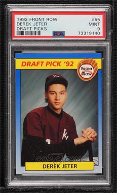 1992 Front Row Draft Picks - [Base] #55 - Derek Jeter [PSA 9 MINT]