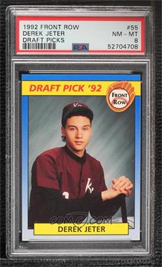 1992 Front Row Draft Picks - [Base] #55 - Derek Jeter [PSA 8 NM‑MT]