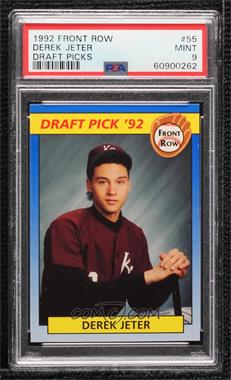 1992 Front Row Draft Picks - [Base] #55 - Derek Jeter [PSA 9 MINT]