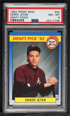 1992 Front Row Draft Picks - [Base] #55 - Derek Jeter [PSA 8 NM‑MT]