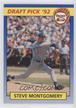 1992 Front Row Draft Picks - [Base] #87 - Steve Montgomery