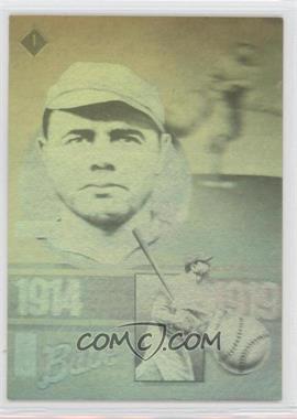 1992 Gold Entertainment The Babe Ruth Series Holograms - [Base] - Gold #1 - Babe Ruth