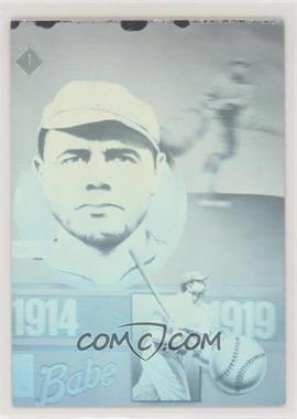 1992 Gold Entertainment The Babe Ruth Series Holograms - [Base] #1 - Babe Ruth