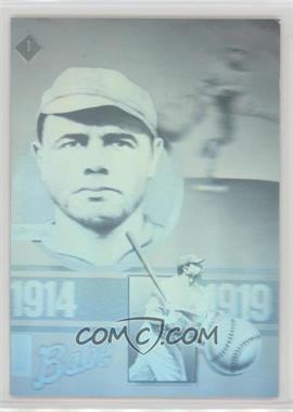 1992 Gold Entertainment The Babe Ruth Series Holograms - [Base] #1 - Babe Ruth [Noted]