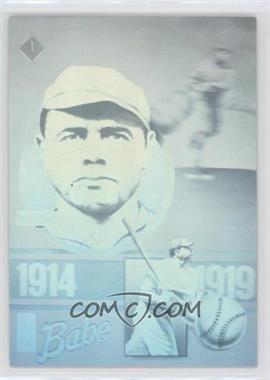 1992 Gold Entertainment The Babe Ruth Series Holograms - [Base] #1 - Babe Ruth