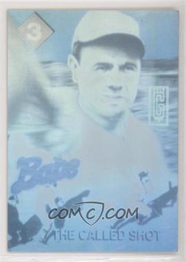 1992 Gold Entertainment The Babe Ruth Series Holograms - [Base] #3 - Babe Ruth [Good to VG‑EX]