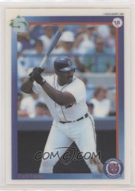 1992 High 5 Reusable Decals - [Base] #_CEFI - Cecil Fielder