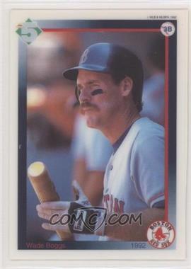 1992 High 5 Reusable Decals - [Base] #_WABO - Wade Boggs