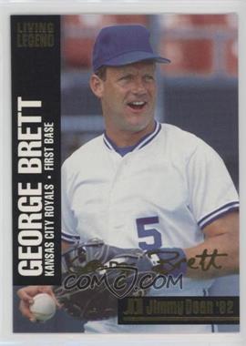 1992 Jimmy Dean Living Legends - Food Issue [Base] #1 - George Brett