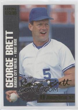 1992 Jimmy Dean Living Legends - Food Issue [Base] #1 - George Brett