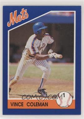 1992 Kahn's New York Mets - [Base] #1 - Vince Coleman